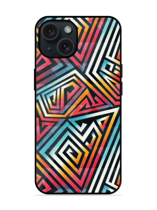 Graffiti Seamless Pattern Glossy Metal TPU Case