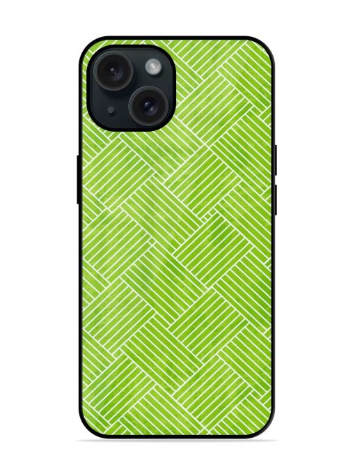 Green Fabric Seamless Glossy Metal TPU Case