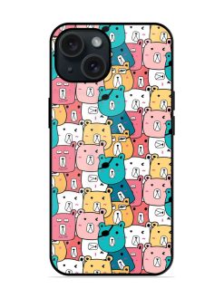 Hand Drawn Cute Glossy Metal TPU Case