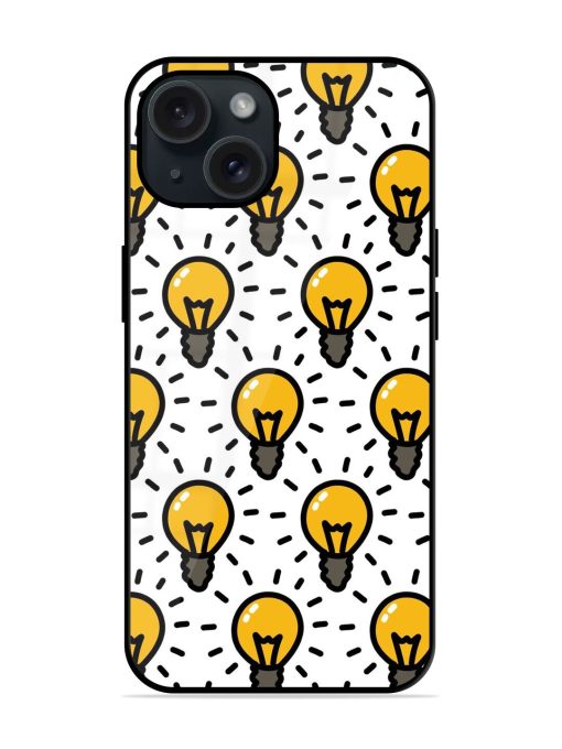 Light Bulb Seamless Glossy Metal TPU Case