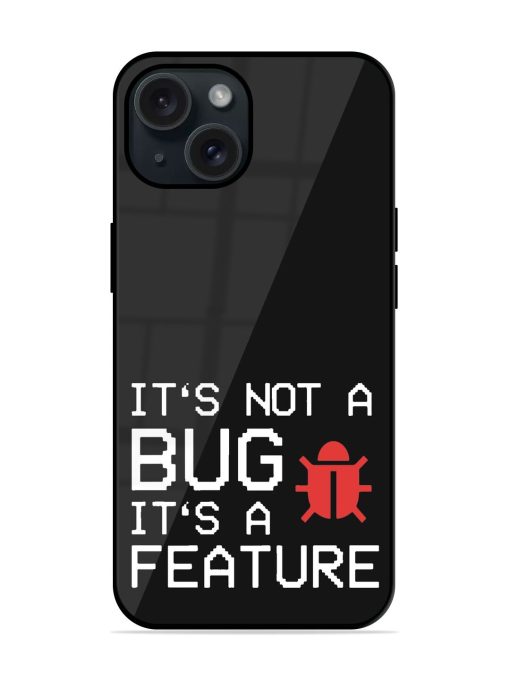 Not Bug Feature Glossy Metal TPU Case