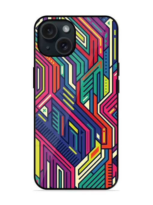 Pop Art Colorful Glossy Metal TPU Case