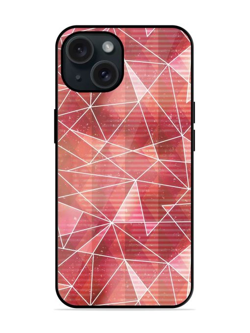 Red Triangle Seamless Glossy Metal TPU Case