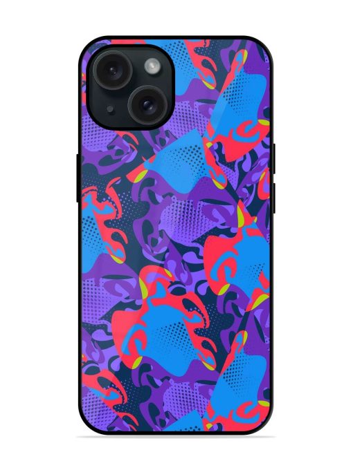 Seamless Abstract Backdrop Glossy Metal TPU Case