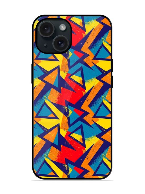 Seamless Abstract Pattern Glossy Metal TPU Case