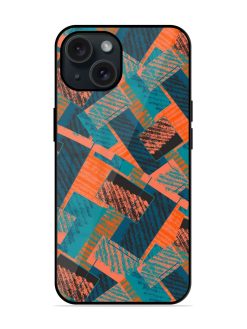 Seamless Abstract Pattern Glossy Metal TPU Case