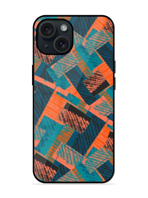 Seamless Abstract Pattern Glossy Metal TPU Case