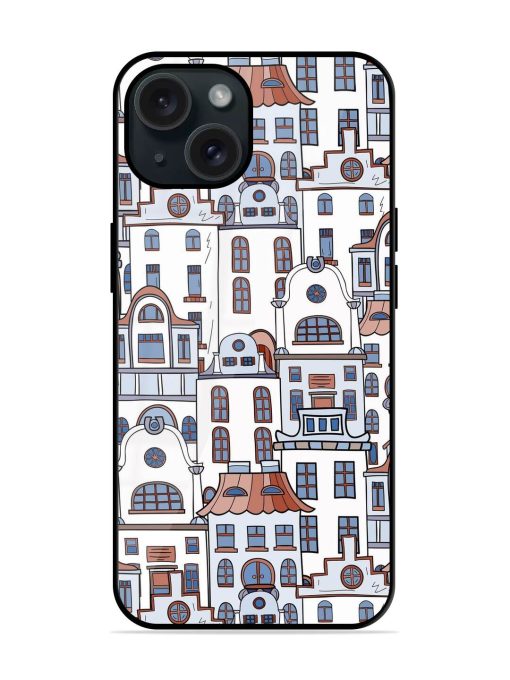 Seamless Pattern Hand Drawn Glossy Metal TPU Case