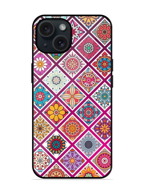 Seamless Tile Pattern Glossy Metal TPU Case