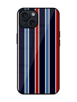 Stripe Seamless Pattern Glossy Metal TPU Case