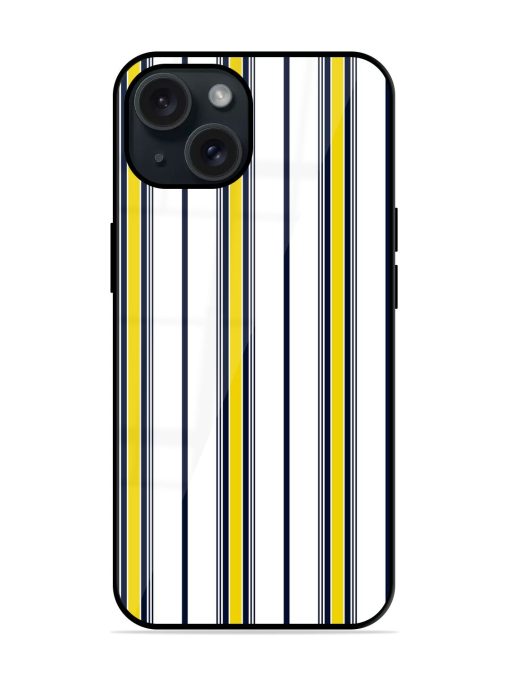 Stripe Seamless Pattern Glossy Metal TPU Case