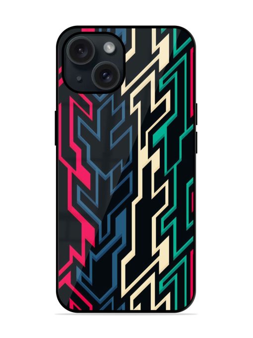 Tribal Geometric Vector Glossy Metal TPU Case