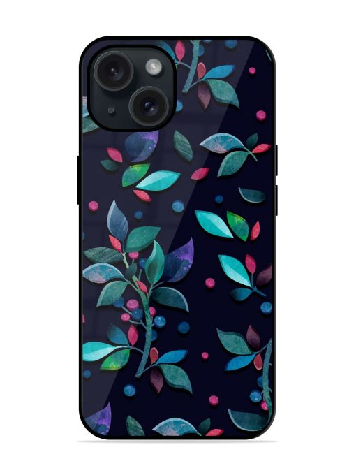 Decorative Watercolor Flower Glossy Metal TPU Case