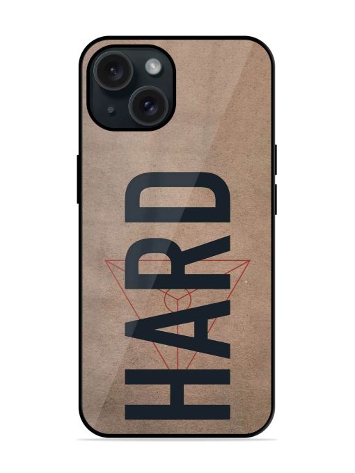 Hard Typo Glossy Metal TPU Case