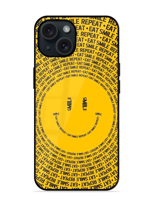 Smiley Glossy Metal TPU Case