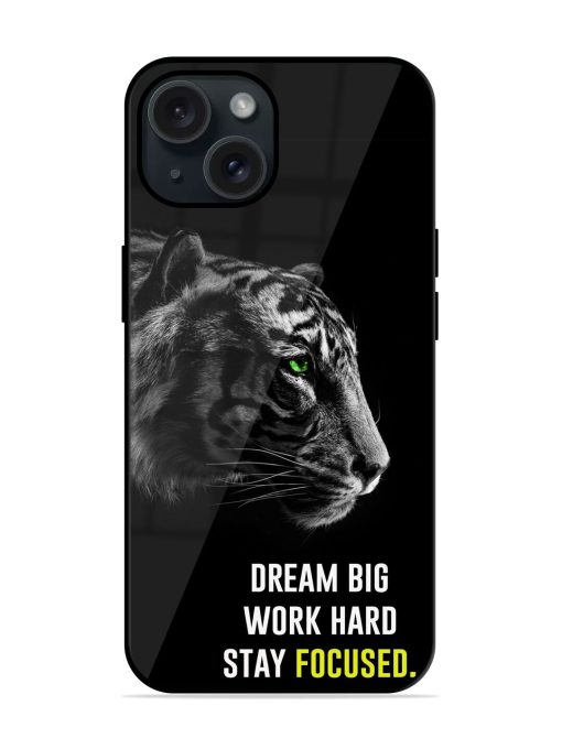 Dream Big Work Hard Glossy Metal TPU Case