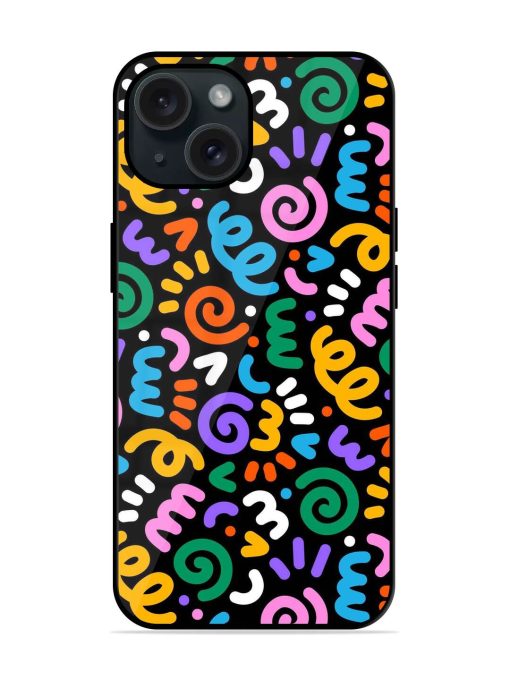 Colorful Seamless Vector Glossy Metal TPU Case