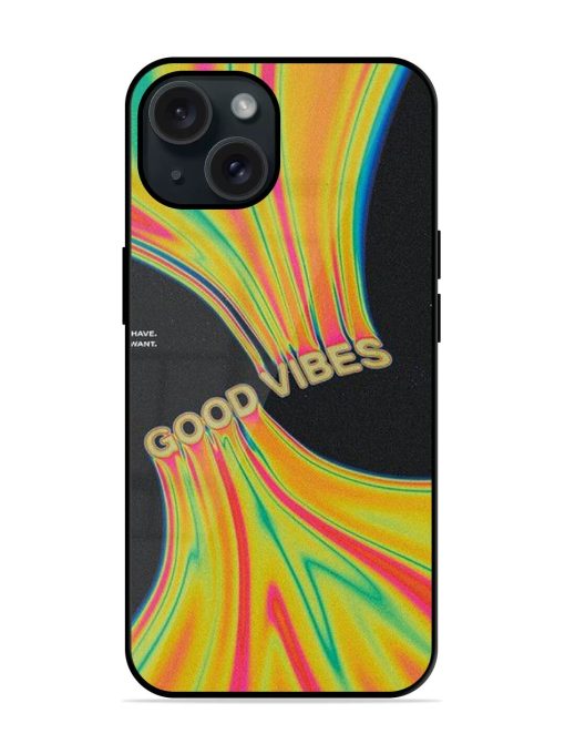 Good Vibes Glossy Metal TPU Case