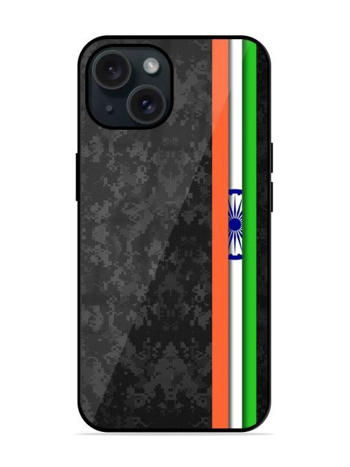 India National Flag Glossy Metal TPU Case