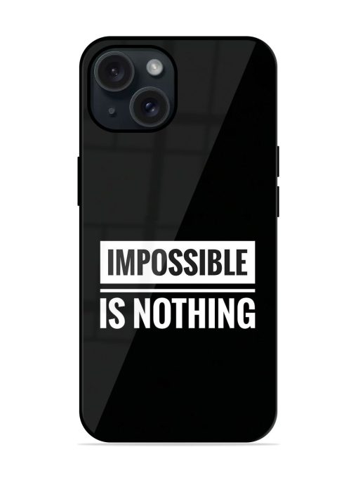 Impossible Is Nothing Glossy Metal TPU Case