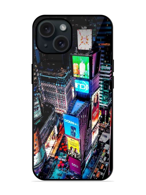 Times Square Glossy Metal TPU Case