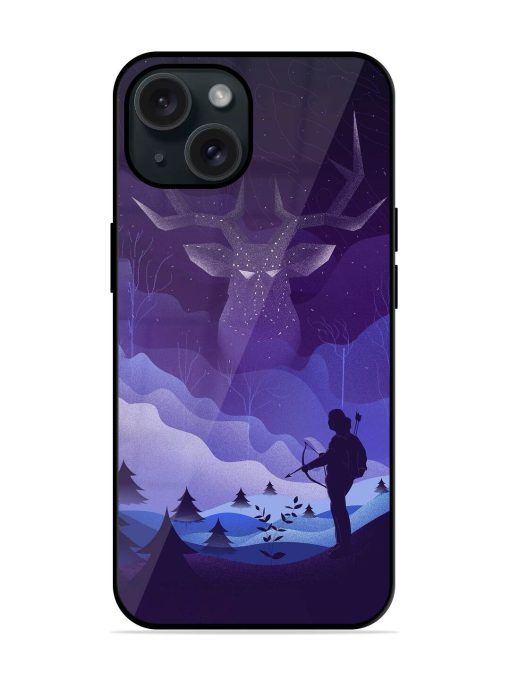 Deer Forest River Glossy Metal TPU Case