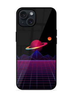 Wave Aesthetic Glossy Metal TPU Case