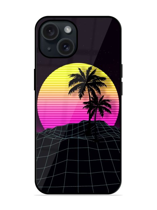 Coconut Vector Glossy Metal TPU Case