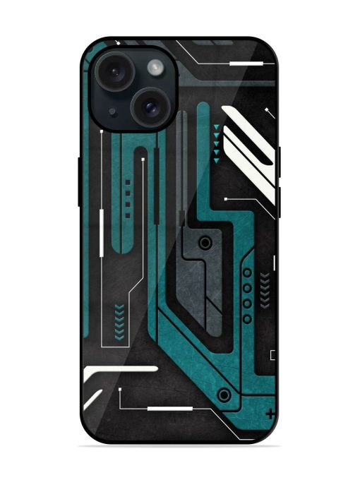 Cyberpunk Retro Glossy Metal TPU Case