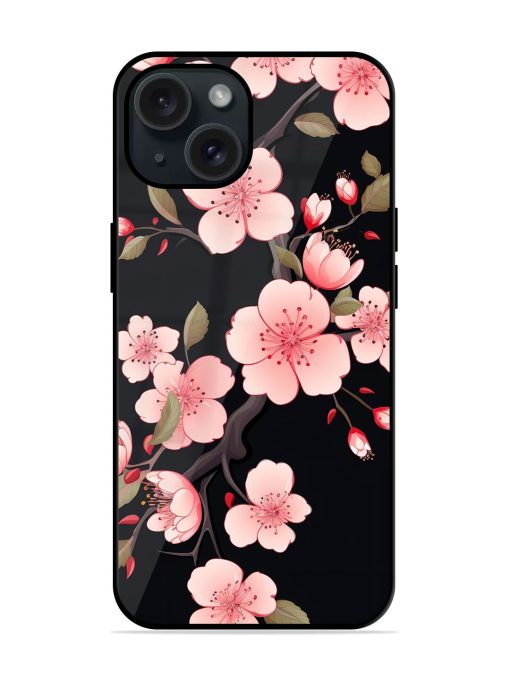 Cherry Blossom Glossy Metal TPU Case