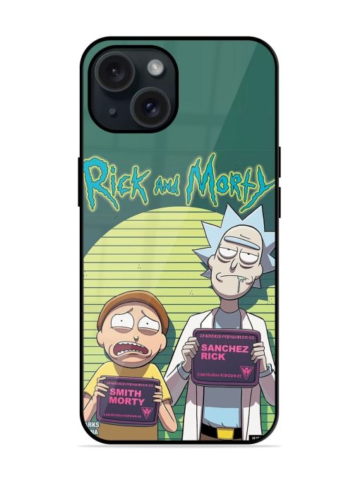 Rick And Morty Glossy Metal TPU Case