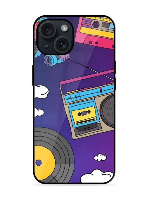 Retro Radio Glossy Metal TPU Case