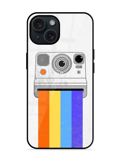 Retro Camera Art Glossy Metal TPU Case