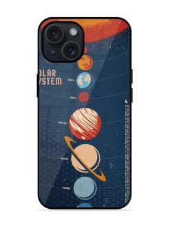 Solar System Vector Glossy Metal TPU Case