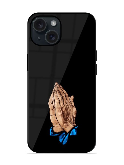 Praying Hands Glossy Metal TPU Case