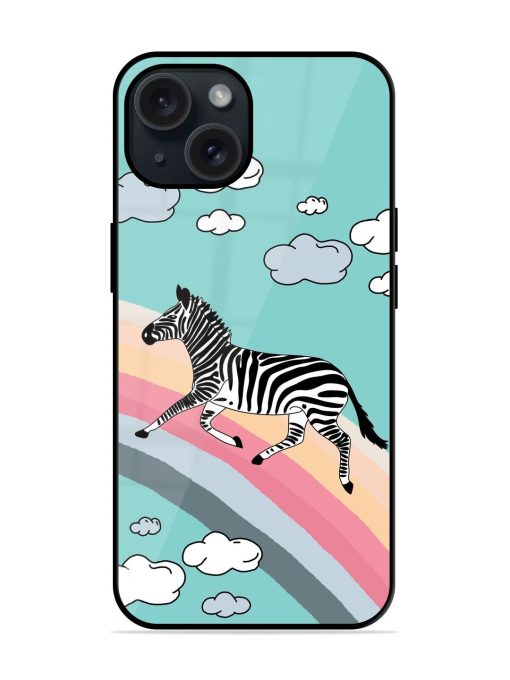 Running Zebra Glossy Metal TPU Case