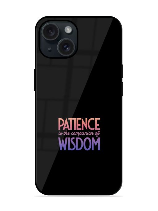 Patience Is The Glossy Metal TPU Case