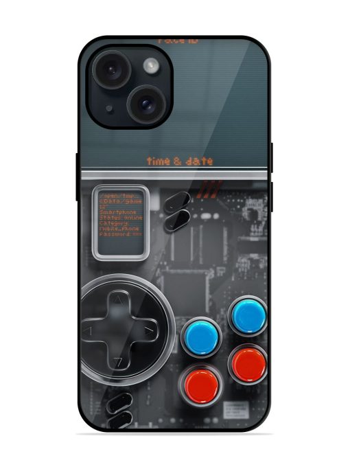 Retro Game Controller Glossy Metal TPU Case