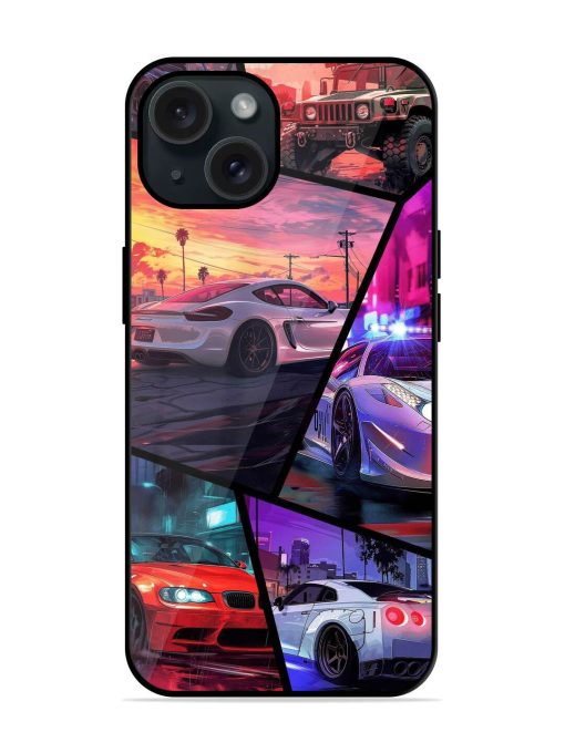 Ride In Pixels Glossy Metal TPU Case