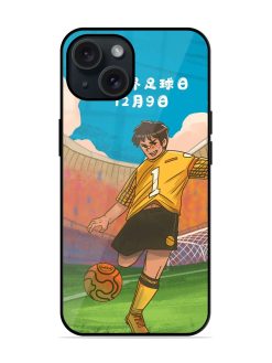 Soccer Kick Glossy Metal TPU Case