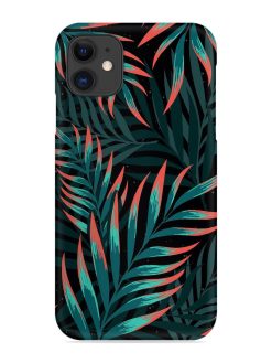Green Leaf Art Snap Case for Apple Iphone 11