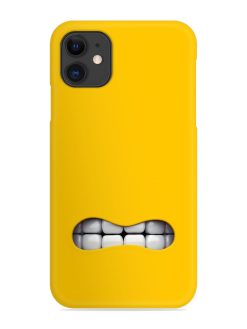 Mouth Character On Snap Case for Apple Iphone 11
