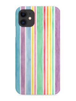 Hand Drawn Watercolor Snap Case for Apple Iphone 11