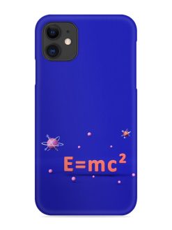 Formula Relativity Equation Snap Case for Apple Iphone 11