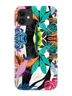 Floral Pattern Bright Snap Case for Apple Iphone 11