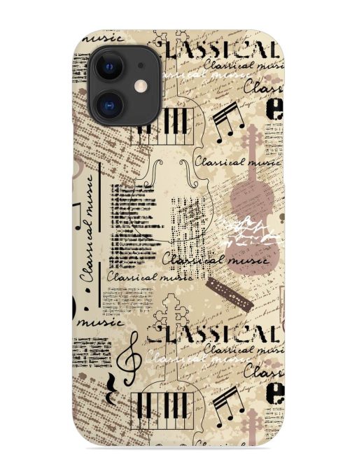 Classical Music Lpattern Snap Case for Apple Iphone 11