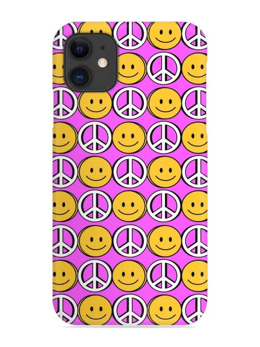 Smiley Face Peace Snap Case for Apple Iphone 11 Edge Zapvi