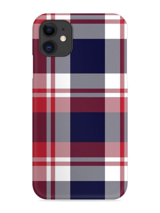 Classic Plaid Tartan Snap Case for Apple Iphone 11