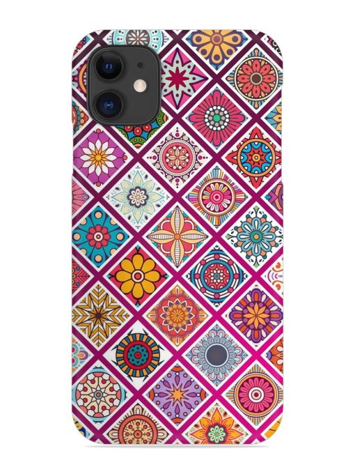 Seamless Tile Pattern Snap Case for Apple Iphone 11