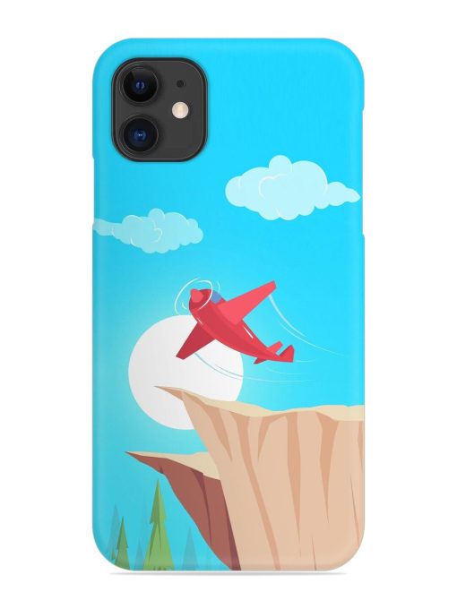 Small Planes In Flight Snap Case for Apple Iphone 11